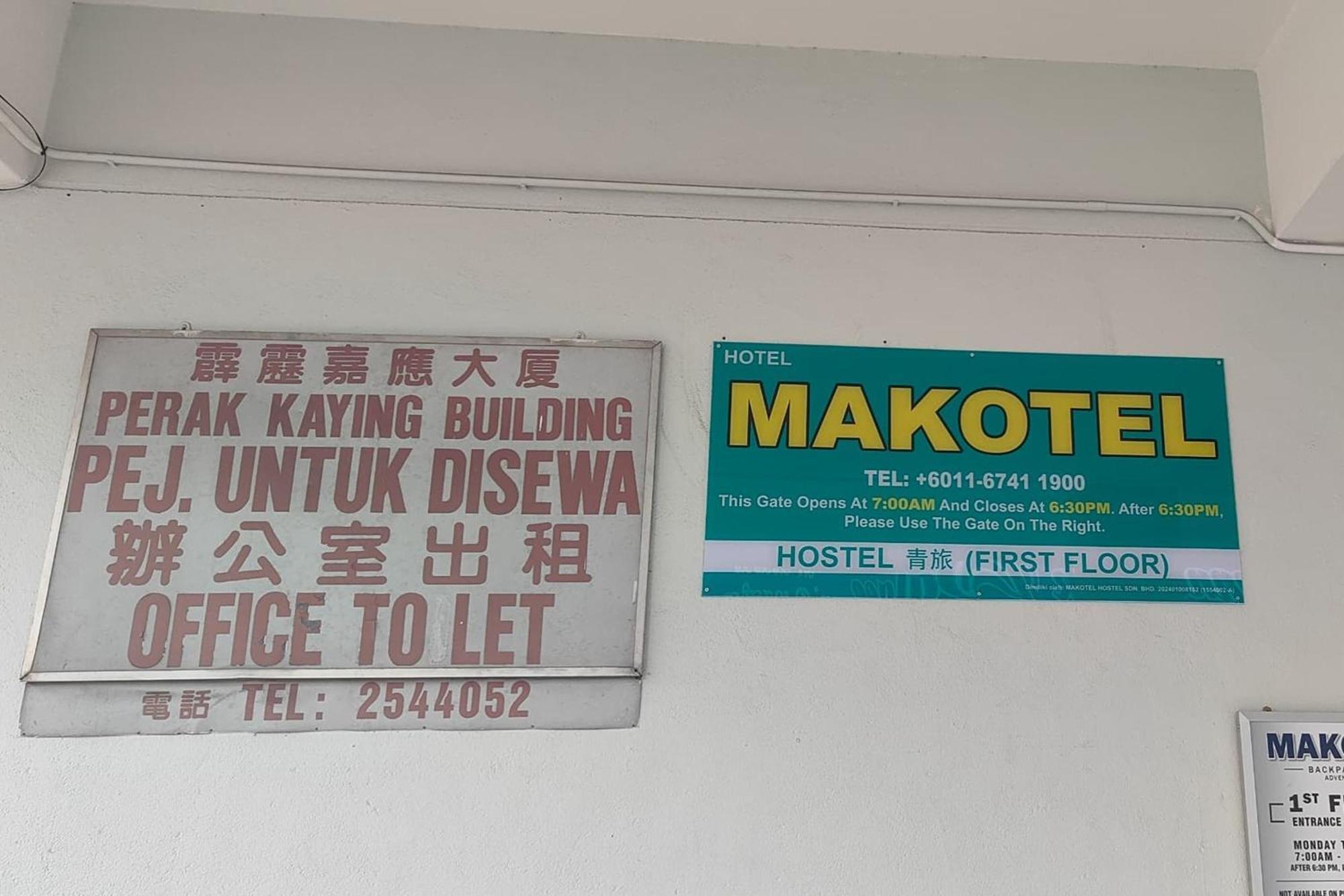 Makotel Hostel Ipoh Exterior foto